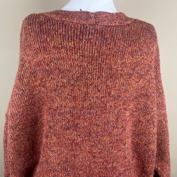 a.n.a A New Approach Long Sleeve Cardigan Sweater Plus Size 2X Burnt Orange - Picture 6 of 8
